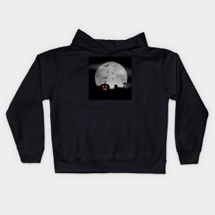 Spooky Moon Kids Hoodie